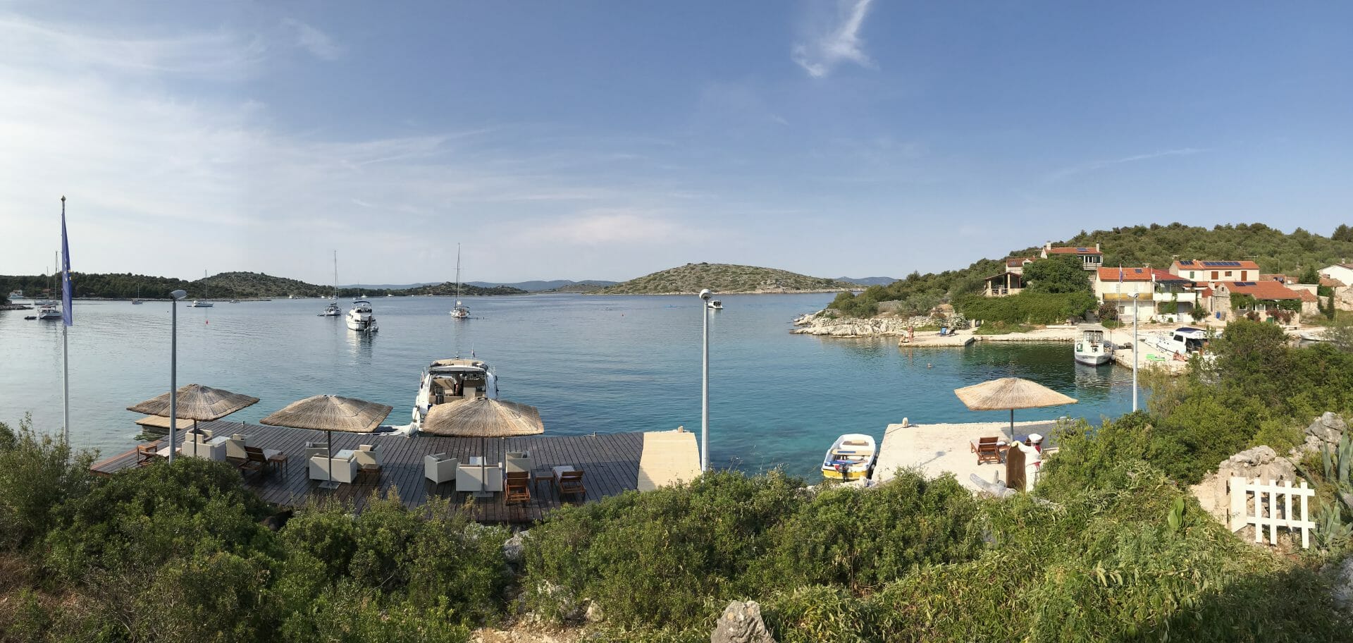 Das Trabakul in der Hiljača Bucht auf Žut