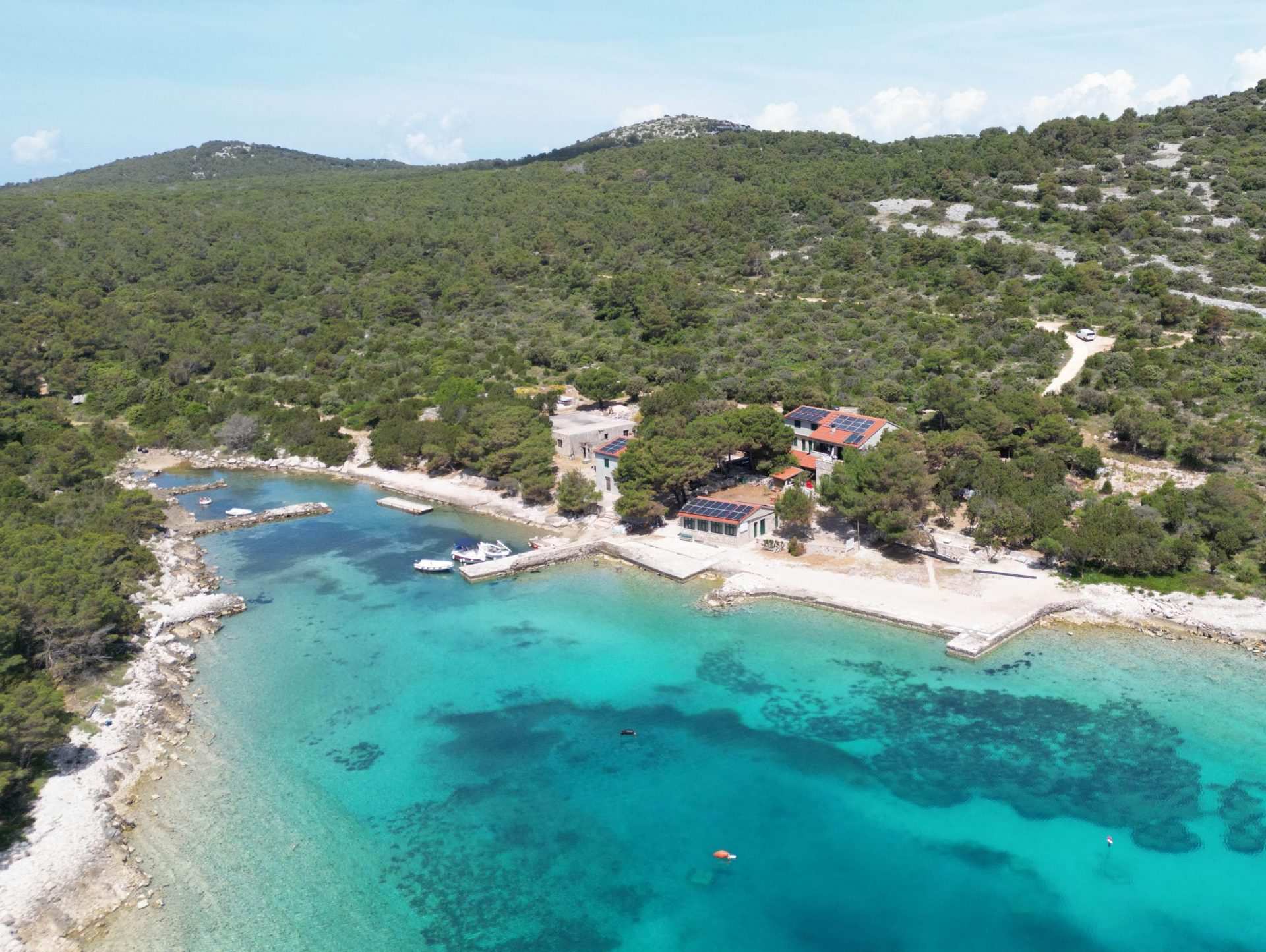 Beliebte Bucht auf Žirje: Vela Stupica