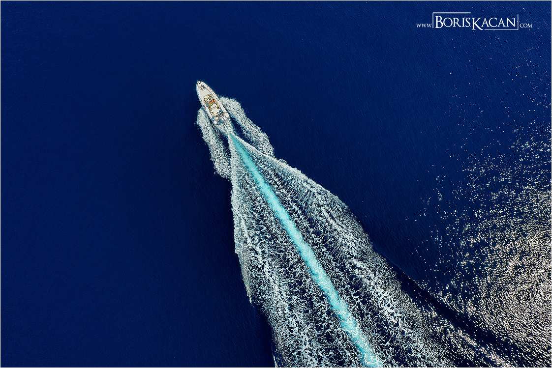 Boots-Gleitfahrt in Kroatien: wie misst man die 300 Meter?