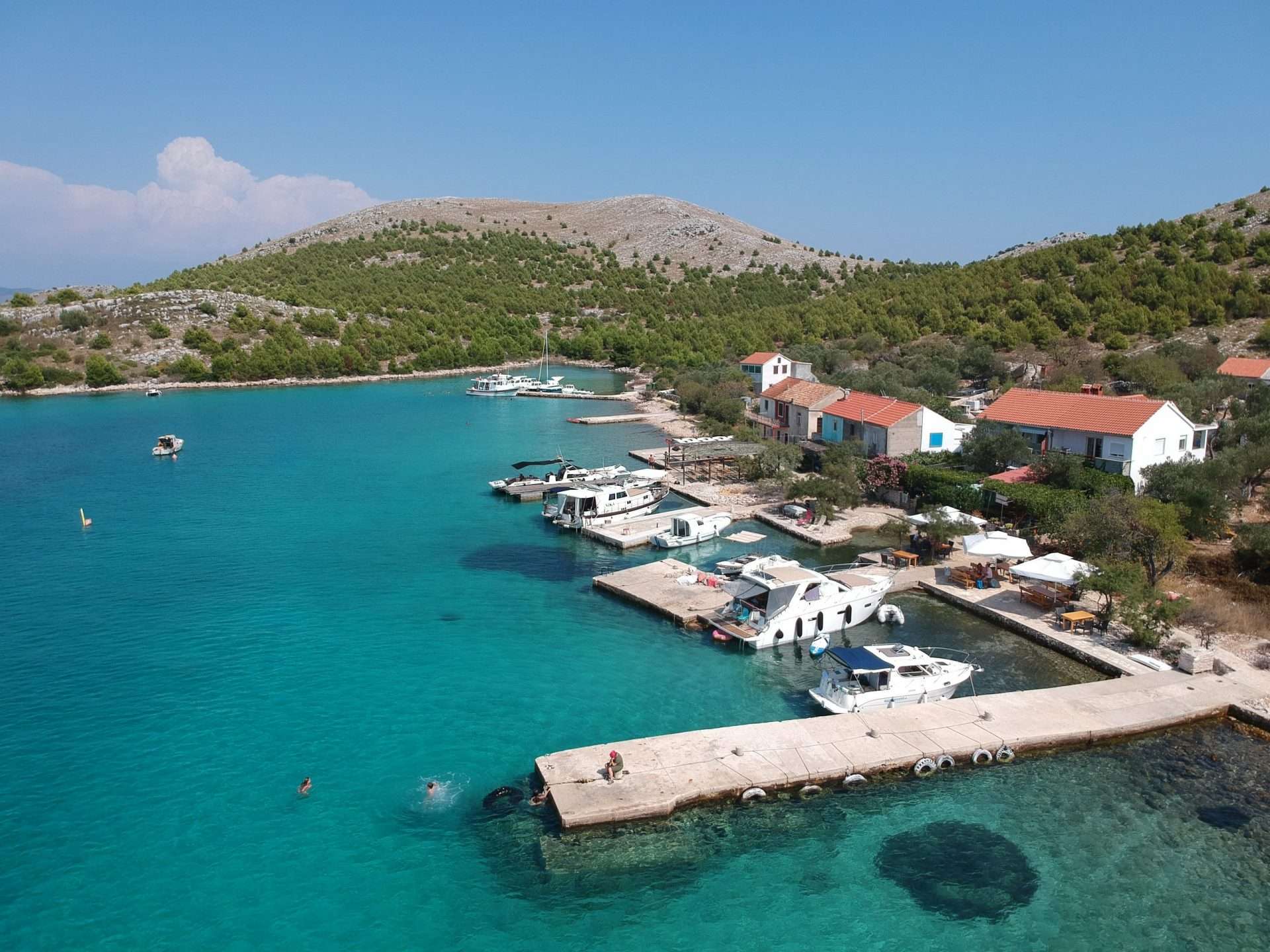 Konoba Suha Punta im Norden der Kornaten