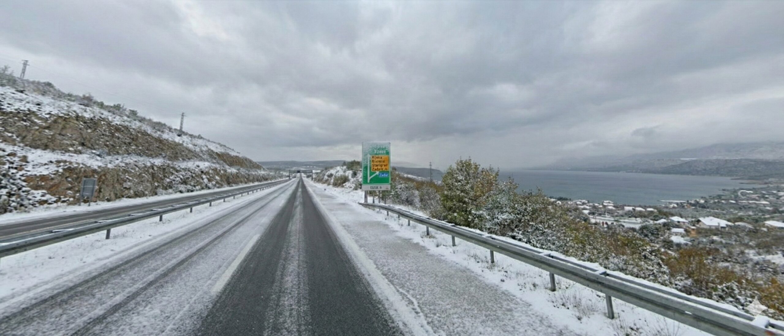 Kroatien: Schnee bis an die Küste!