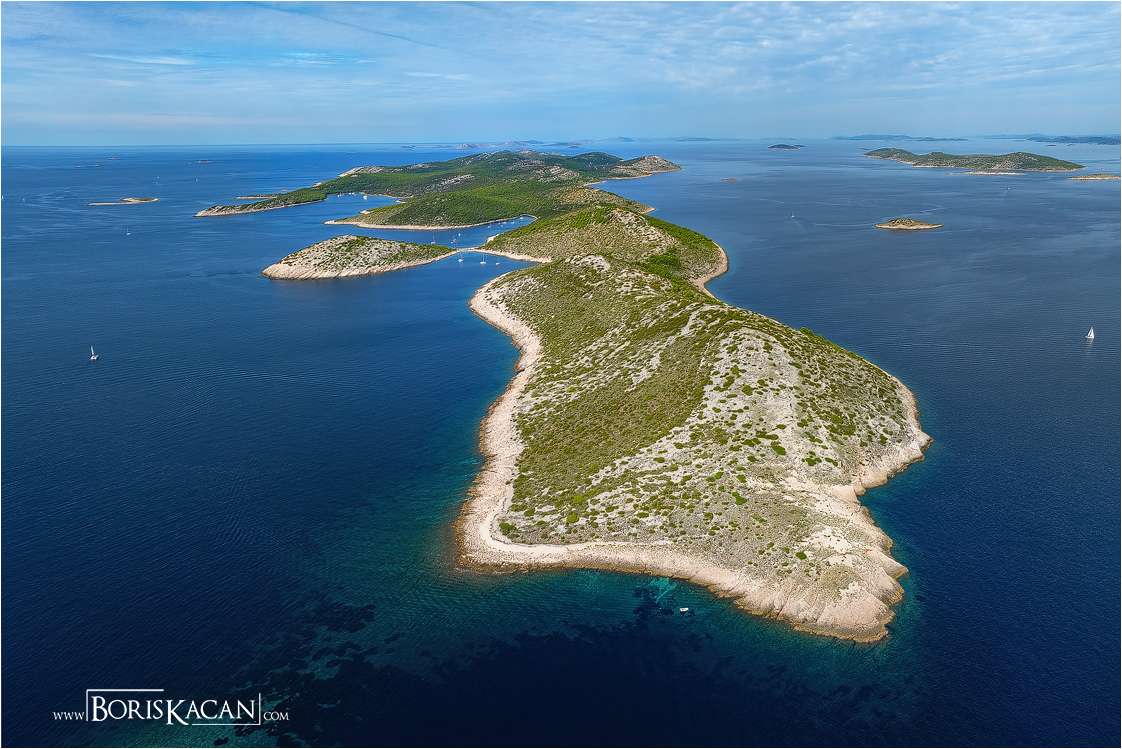 Eine Insel rettet die Stadt Šibenik