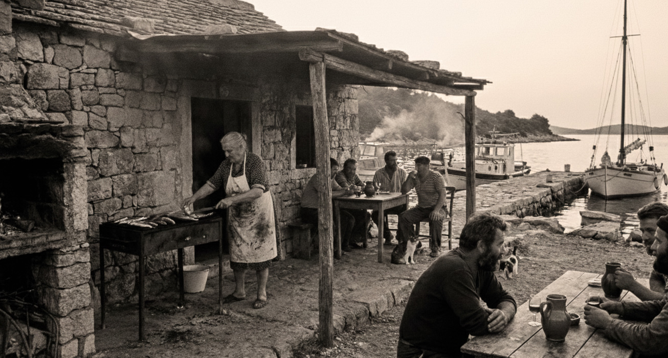 Eine Legende aus den Kornaten – das Wirtshaus „Šporka Mare“