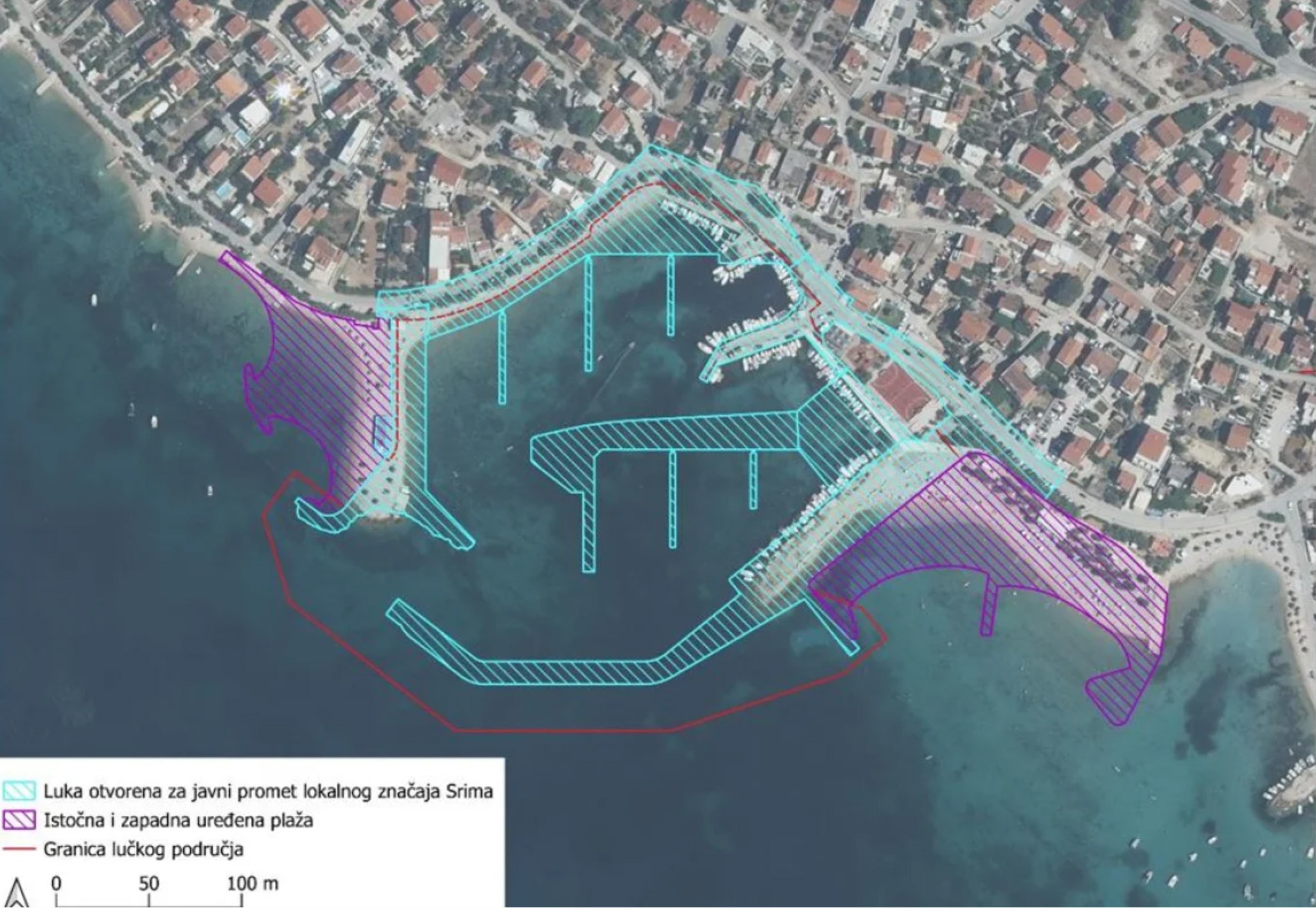 Südlich von Vodice soll eine weitere große Hafenanlage entstehen