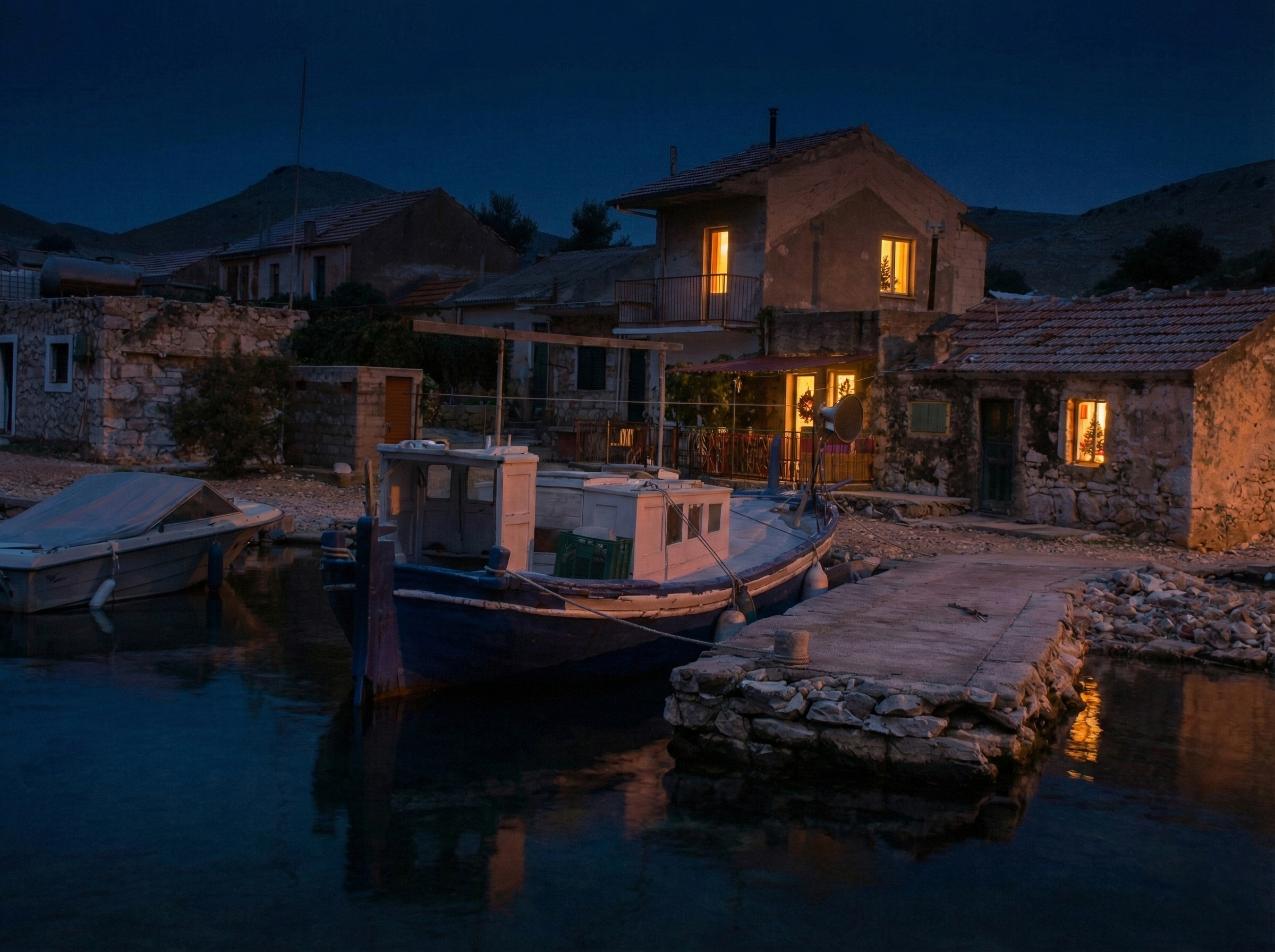 Einsame Weihnacht im Nationalpark Kornaten!