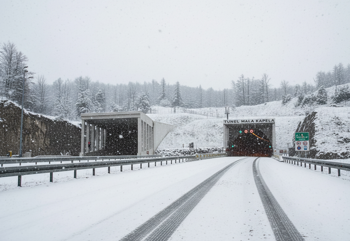 Kroatien: Schnee am Heiligen Abend!