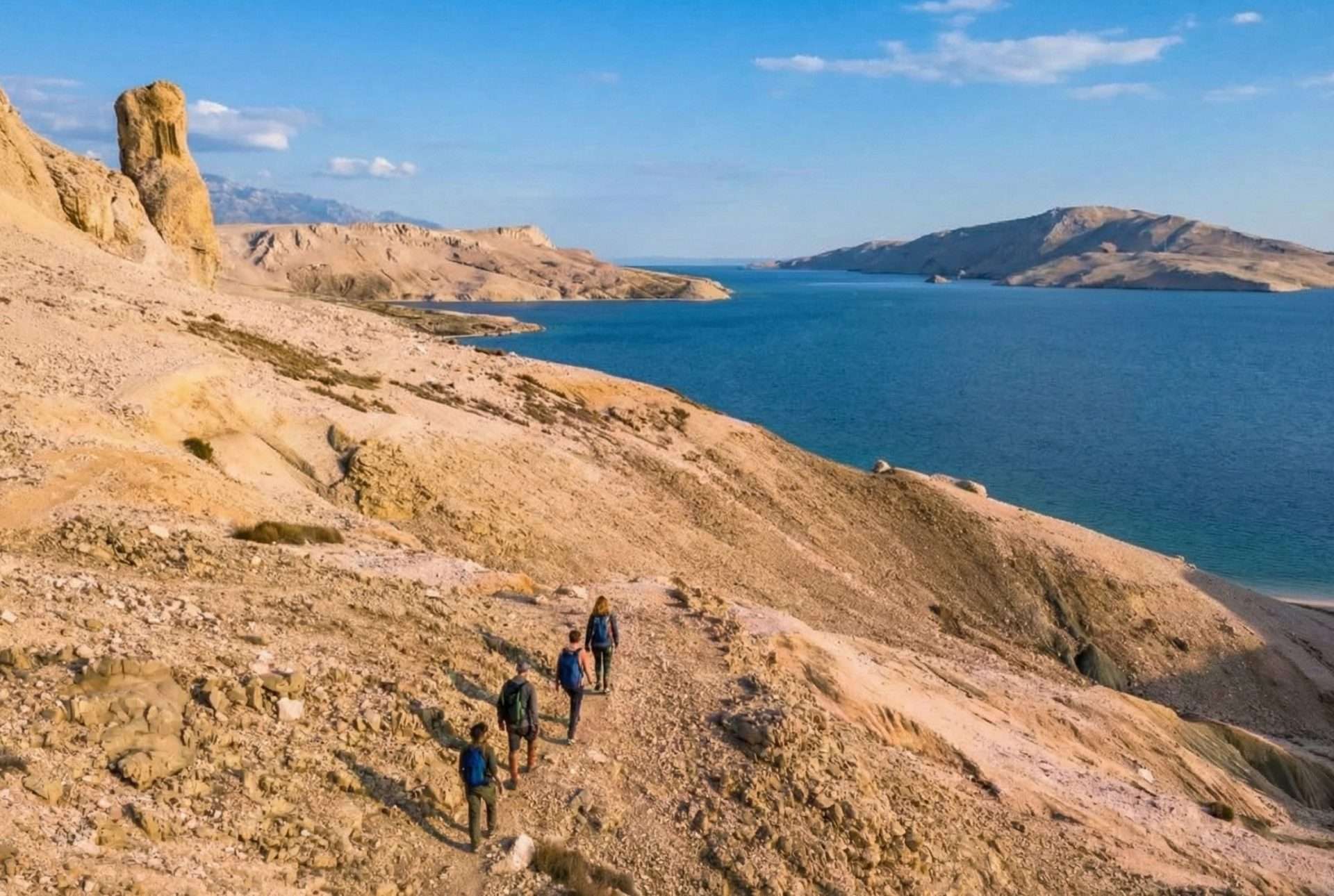 Insel Pag: ein Spaziergang auf dem Mars!