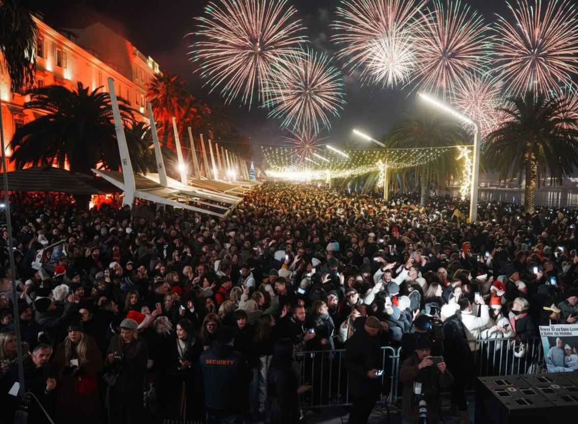 Dalmatien: es war die kälteste Silvesternacht seit 24 Jahren!